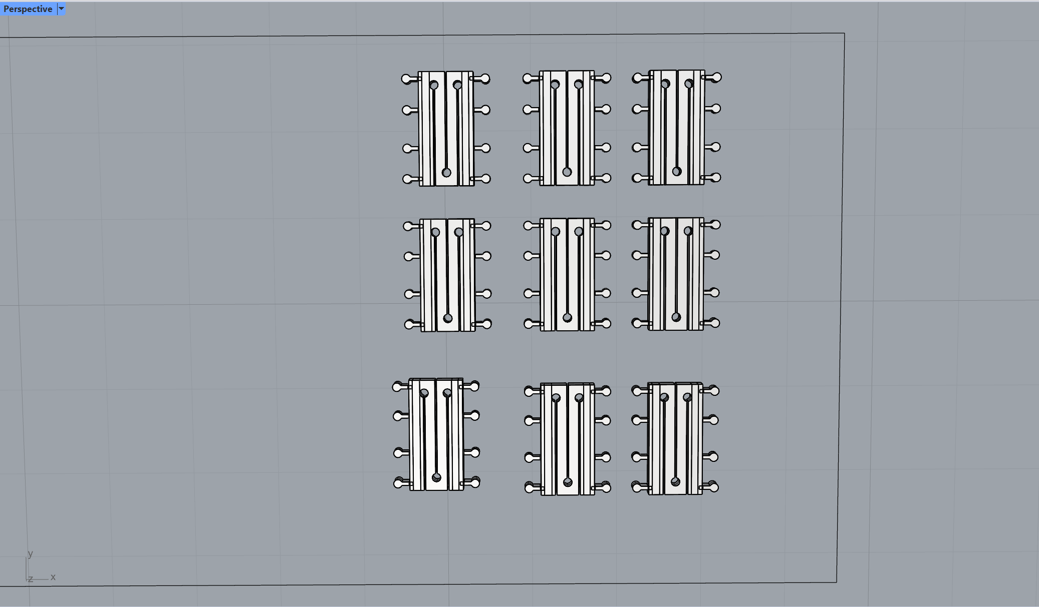 CAD model views